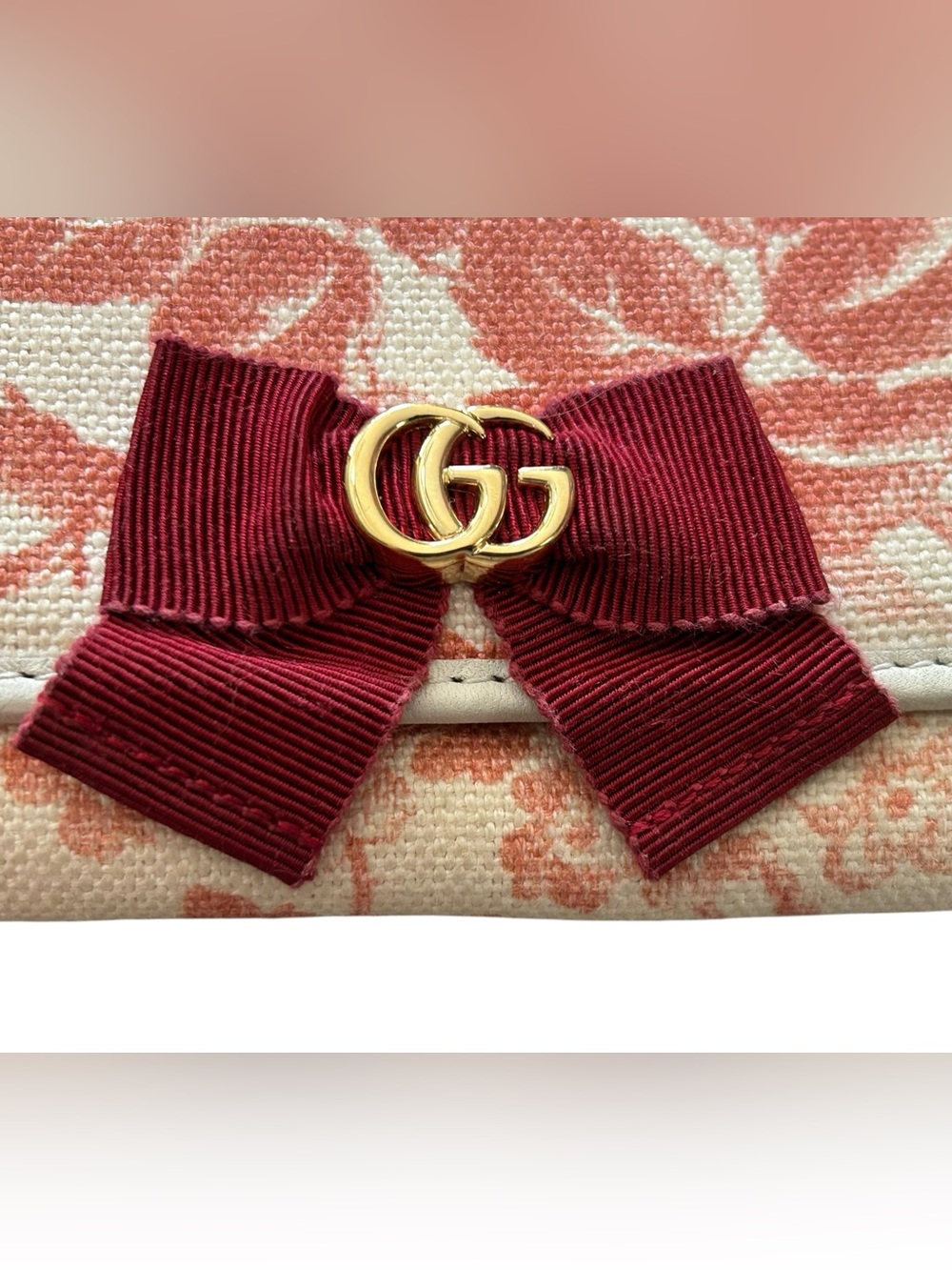 GUCCI Marmont Herbarium Ribbon Continental Long Wallet Japan Exclusive PRISTINE - Picture 12 of 12